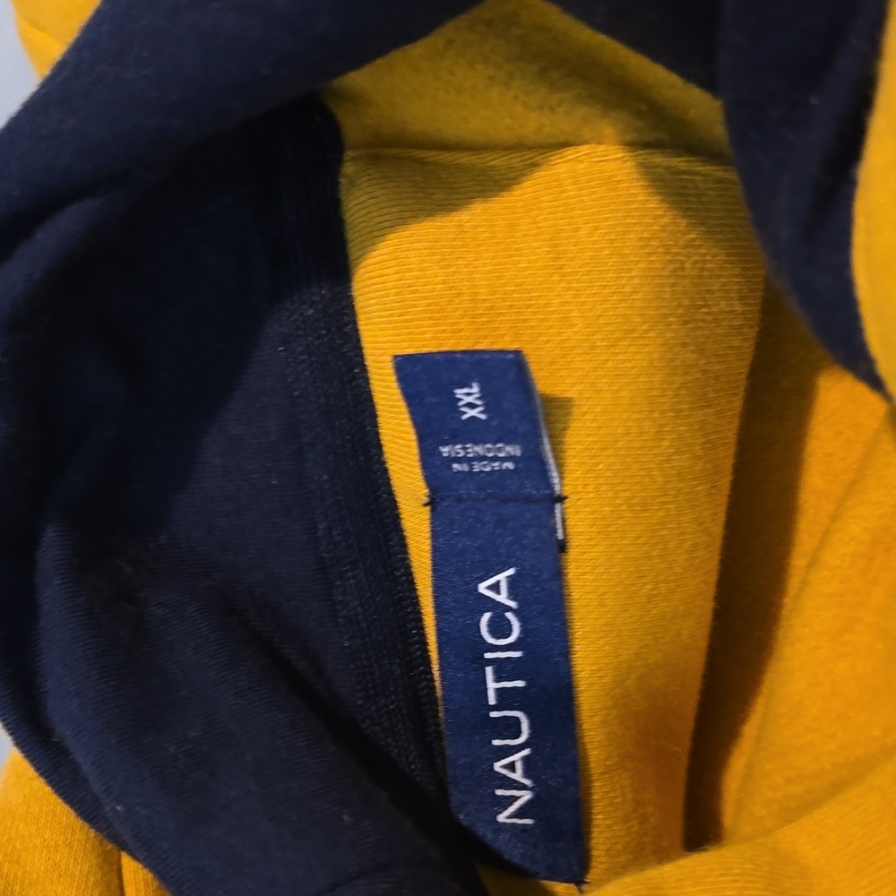 Nautica Mustard Hoodie with Sailing Design.Brand New Without Taggs - Picture 4 of 4